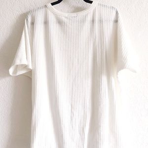 Comfy Knit Tie-front Blouse M